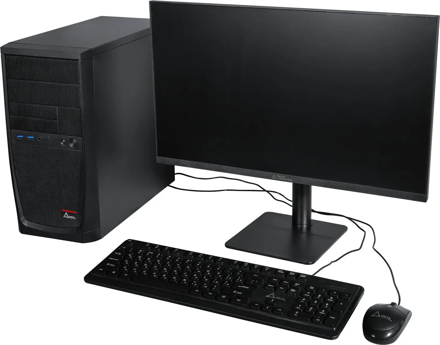 Монитор Delta Computers 23.8 Сова OM238I черный IPS 5ms 16:9 HDMI M/M матовая HAS Piv 250cd 178гр/178гр 1920x1080 75Hz VGA DP FHD 3.95кг RUS - фото 4
