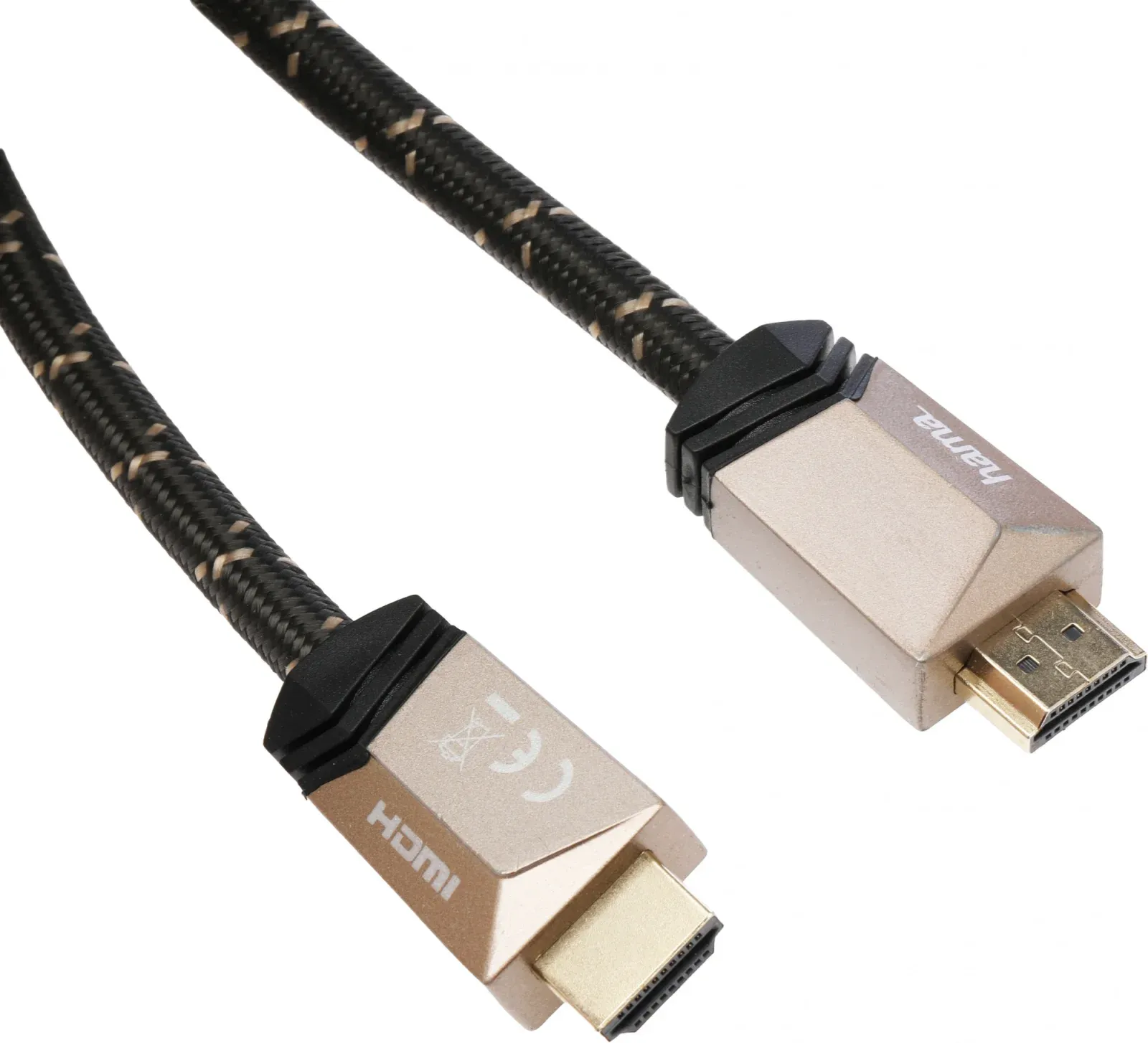 Кабель аудио-видео Hama Premium HDMI m/HDMI m 1.5м. феррит.кольца позолоч.конт. черный 5зв 00205025 - фото 2