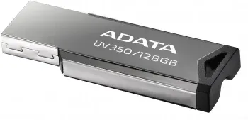 Флеш Диск A-Data 128Gb UV350 AUV350-128G-RBK USB3.0 серебристый, 128 ГБ - фото 8