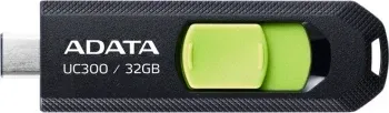 Флеш Диск A-Data 32Gb Type-C UC300 ACHO-UC300-32G-RBK/GN USB3.2 черный/зеленый, 32 ГБ - фото 5