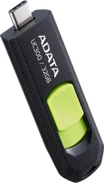 Флеш Диск A-Data 32Gb Type-C UC300 ACHO-UC300-32G-RBK/GN USB3.2 черный/зеленый, 32 ГБ - фото 6