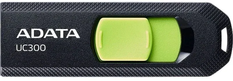 Флеш Диск A-Data 128Gb Type-C UC300 ACHO-UC300-128G-RBK/GN USB3.2 черный/зеленый, 128 ГБ - фото 5
