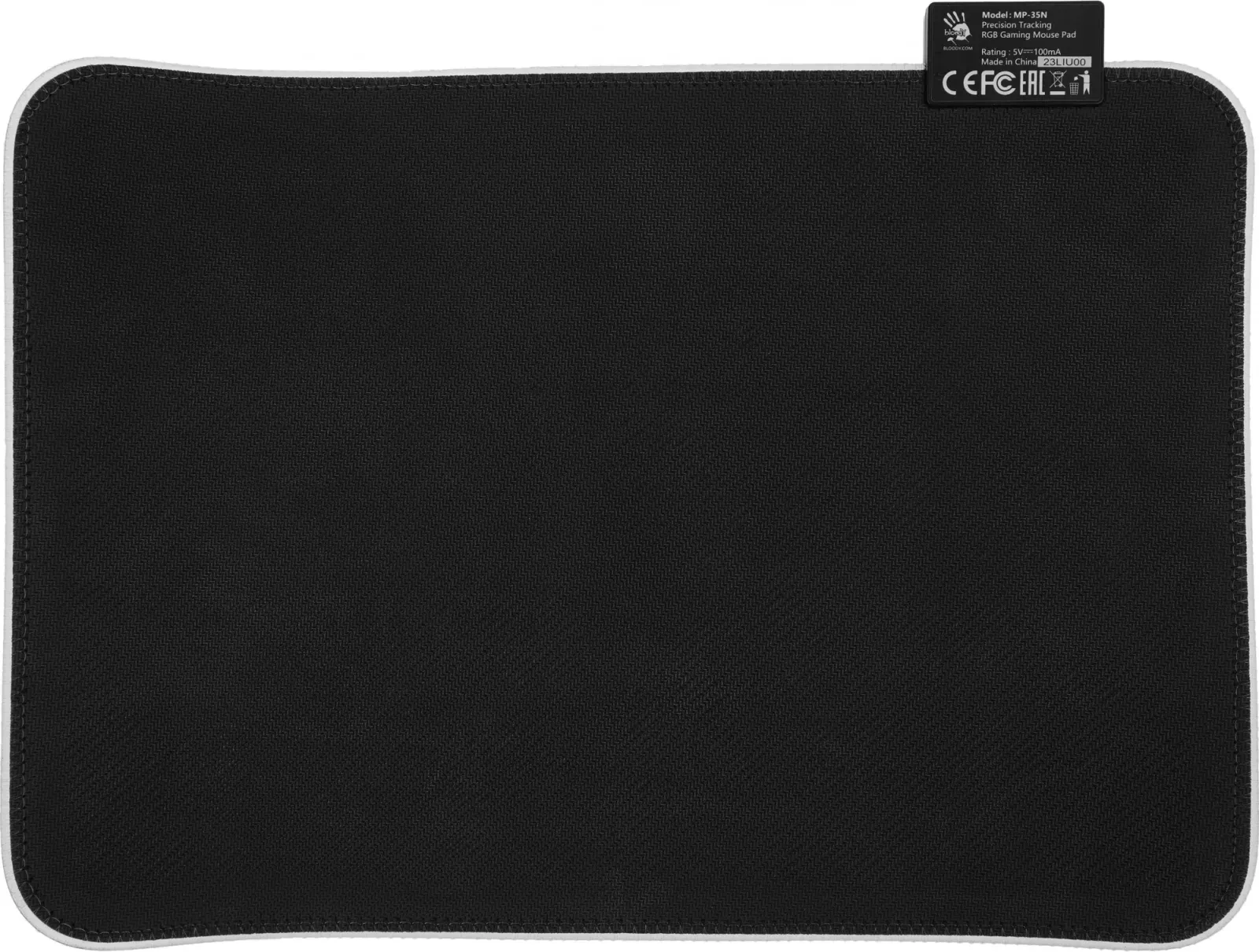Коврик для мыши A4Tech Bloody MP-35N Средний черный 350x250x4мм - фото 4