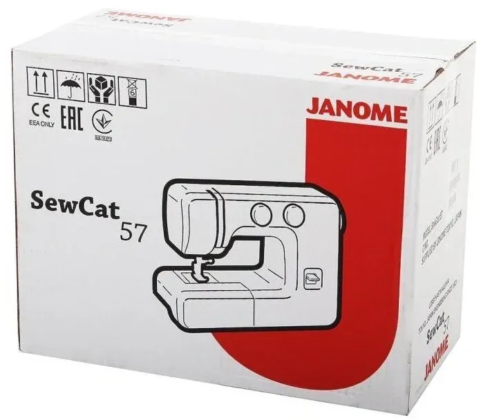 Швейная машина Janome Sew Cat 57 белый/рисунок - фото 6