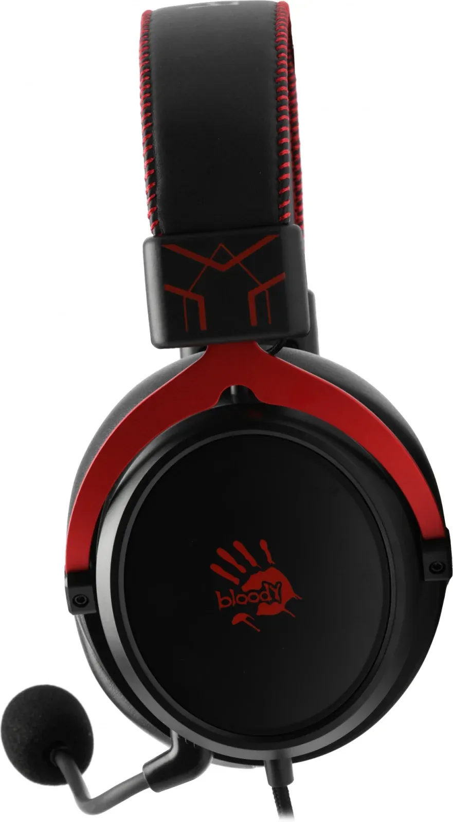Наушники с микрофоном A4Tech Bloody M590i красный/черный 1м мониторные USB оголовье M590I SPORTS RED - фото 6