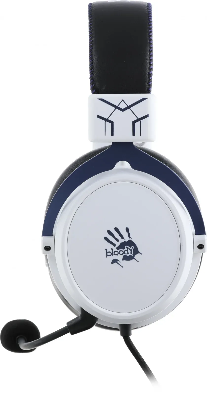 Наушники с микрофоном A4Tech Bloody M590i синий/белый 1м мониторные USB оголовье M590I SPORTS NAVY - фото 6