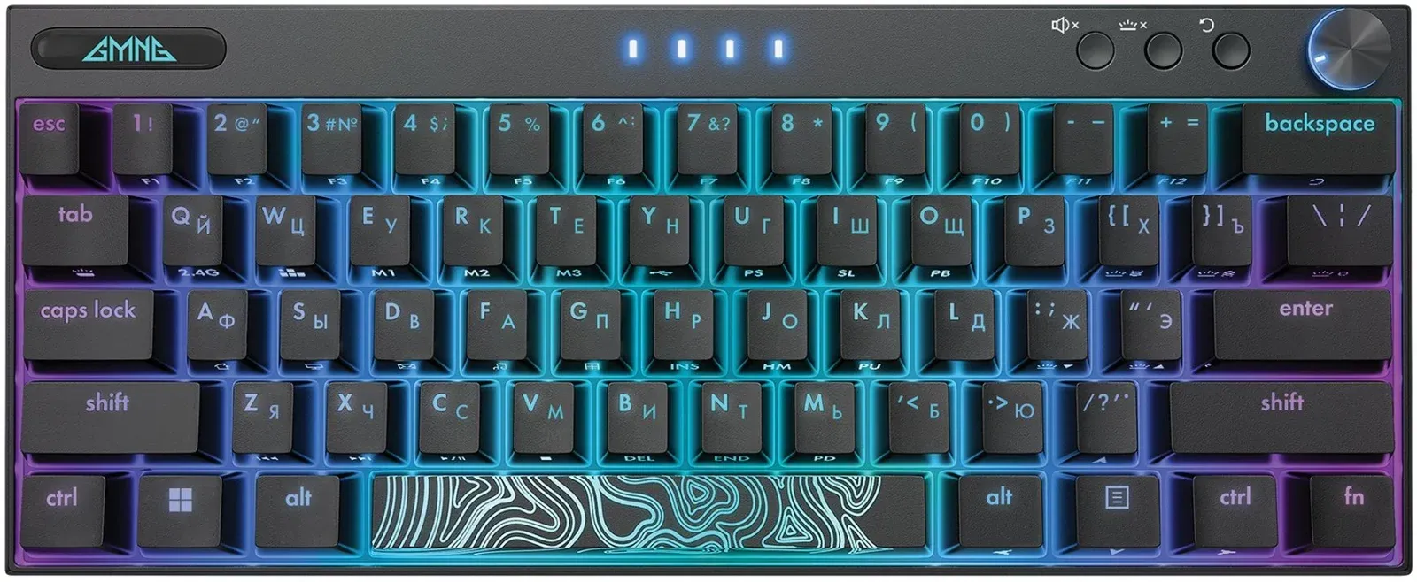 Клавиатуры GMNG GG-KB500XW черный - фото 1
