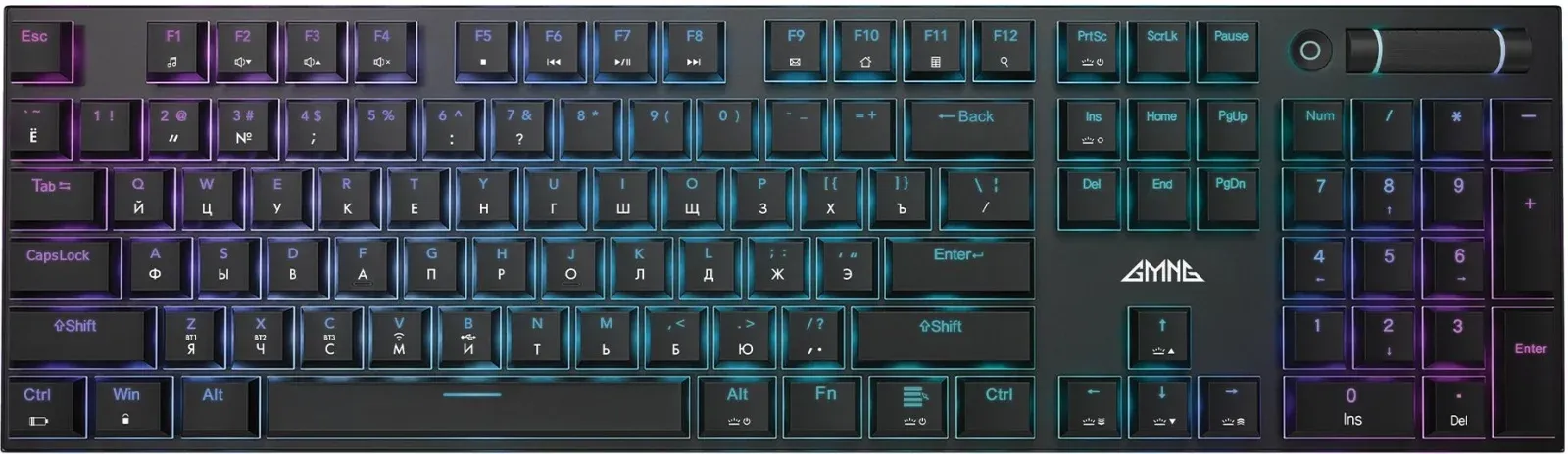 Клавиатуры GMNG GG-KB783XPW черный - фото 1