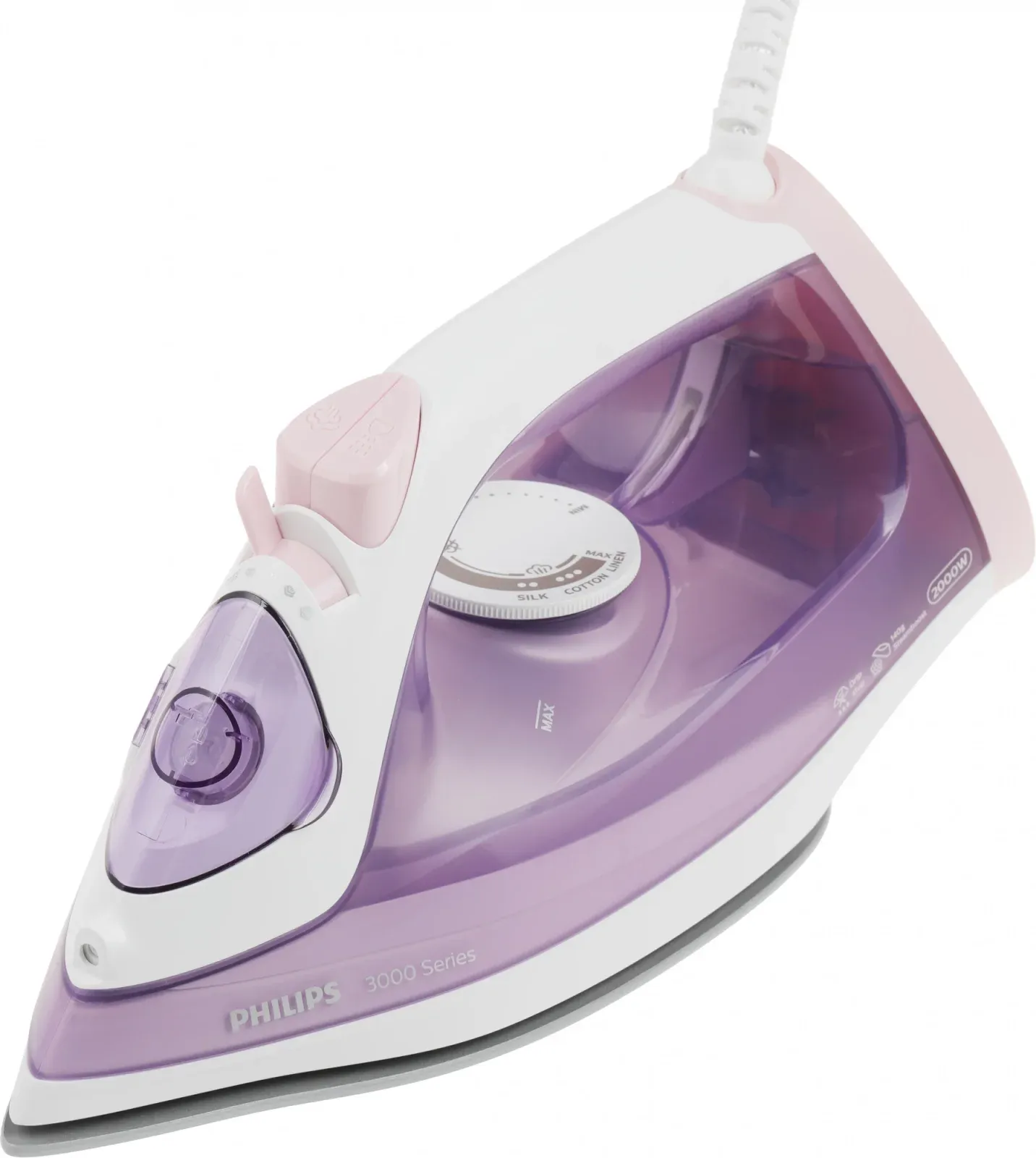 Утюг Philips DST3010/30 2000Вт фиолетовый - фото 3