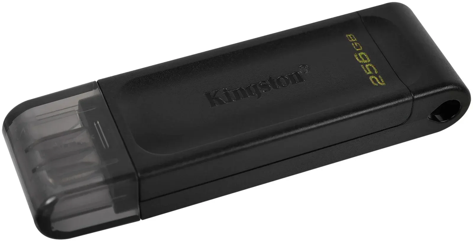 Флеш Диск Kingston 256GB DataTraveler 70 Type-C DT70/256GB USB3.0 черный, 256 ГБ - фото 2