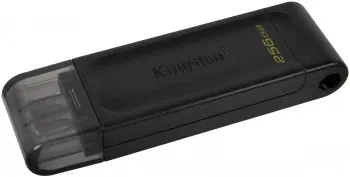 Флеш Диск Kingston 256GB DataTraveler 70 Type-C DT70/256GB USB3.0 черный, 256 ГБ - фото 6