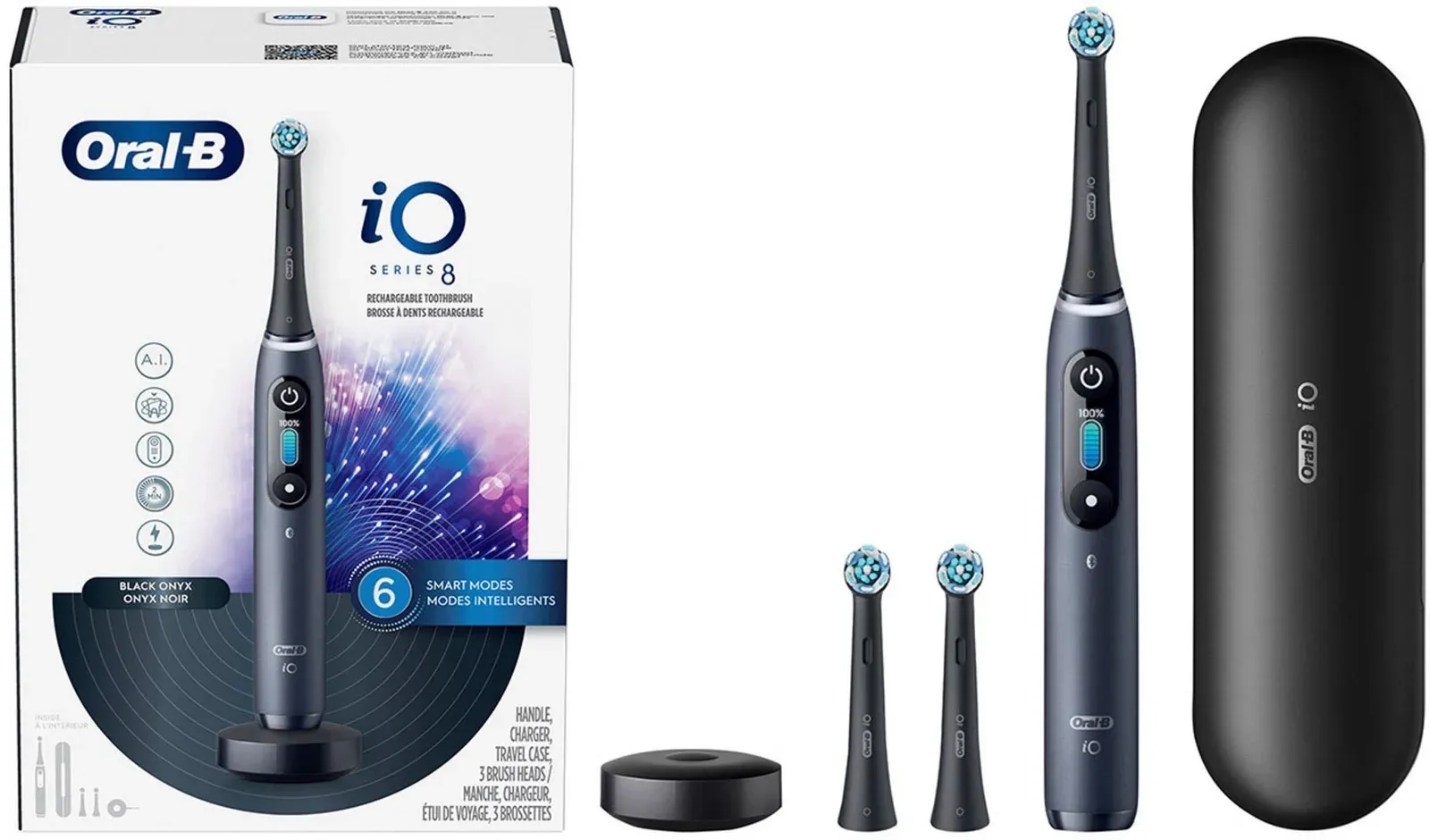 Зубные щетки ORAL-B iO Series 8 черный