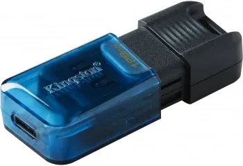 Флеш Диск Kingston 128Gb DataTraveler 80 M Type-C DT80M/128GB USB3.2 черный, 128 ГБ - фото 6