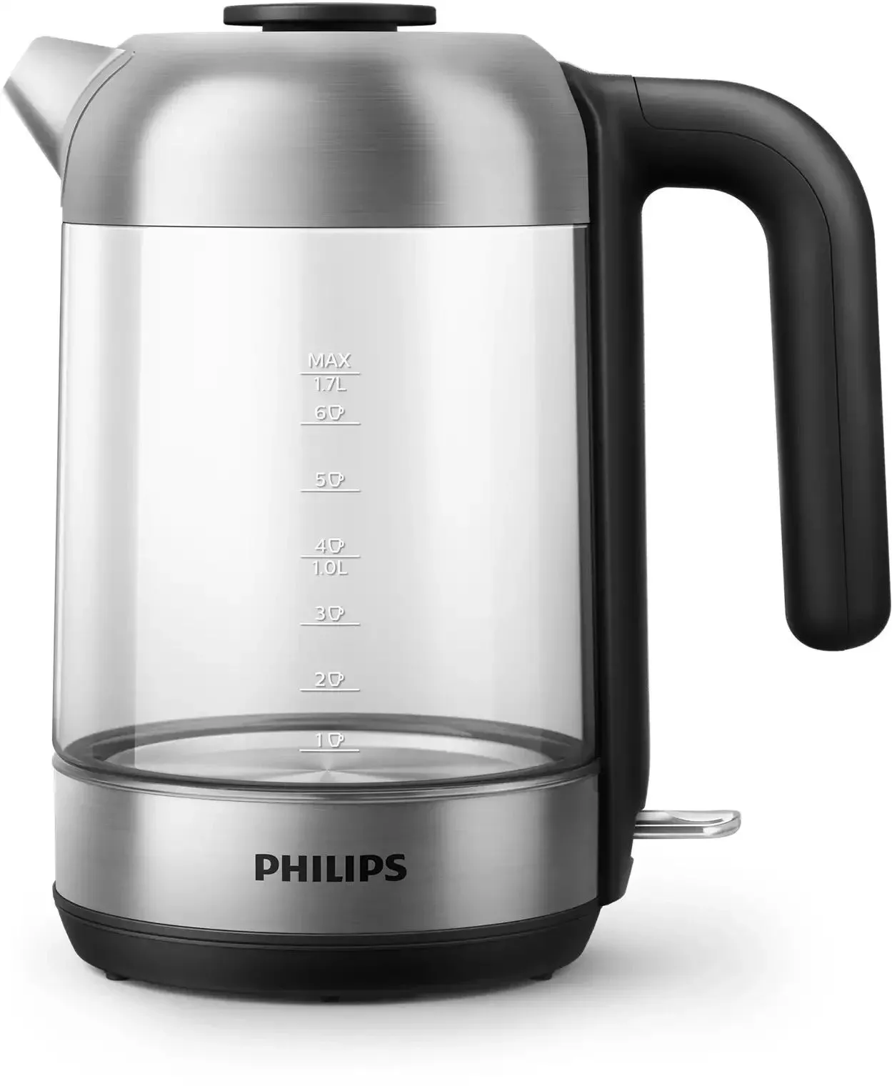 Чайник электрический Philips HD9339/80 1.7л. 2200Вт прозрачный/нержавеющая сталь корпус: стекло/металл/пластик - фото 3