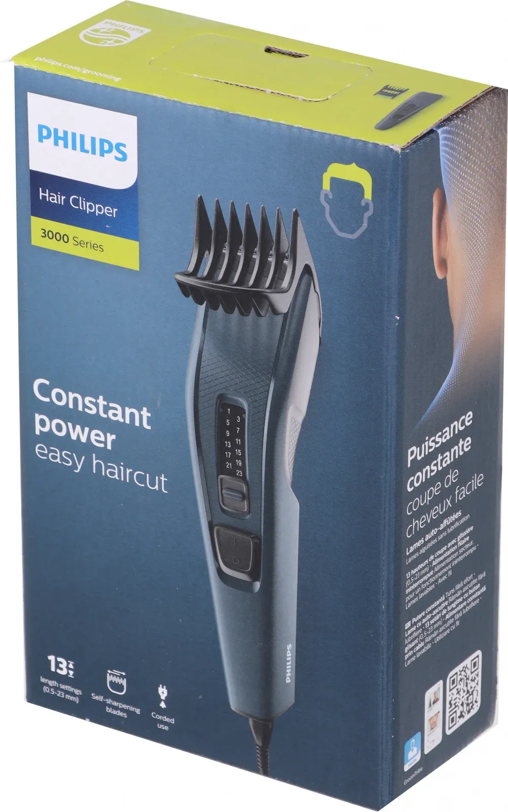 Машинка для стрижки Philips HC3505/15 серый/черный насадок в компл:1шт - фото 6