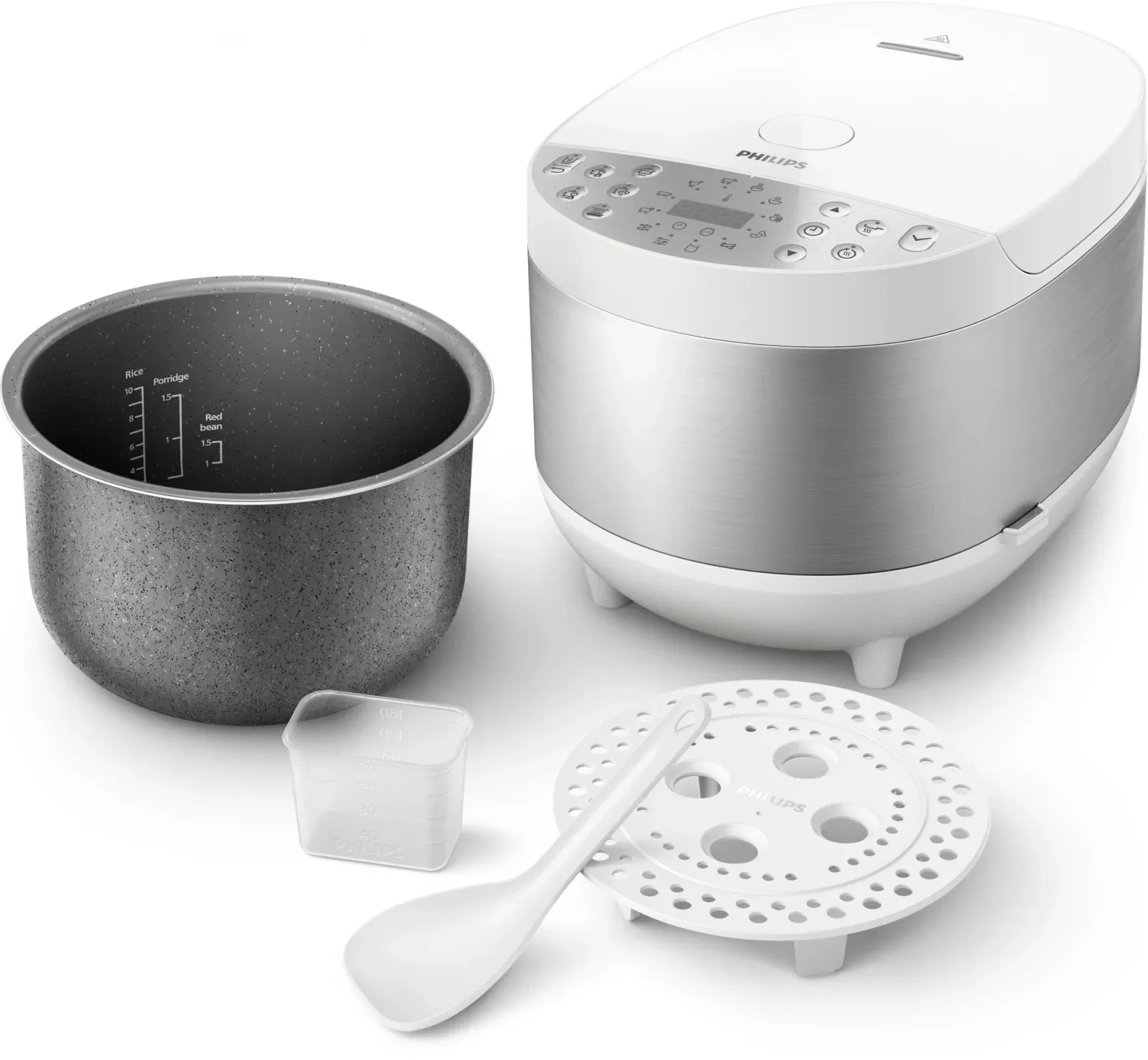 Мультиварка Philips HD4713/40 5л 980Вт белый/серебристый - фото 3