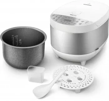 Мультиварка Philips HD4713/40 5л 980Вт белый/серебристый - фото 7