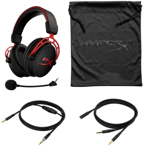 Наушники с микрофоном HyperX Cloud Alpha красный/черный 1.3м мониторные оголовье 4P5L1AB#UUF - фото 5