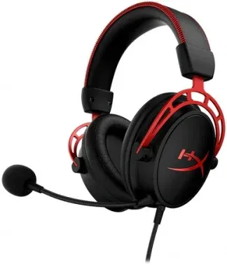 Наушники с микрофоном HyperX Cloud Alpha красный/черный 1.3м мониторные оголовье 4P5L1AB#UUF - фото 6