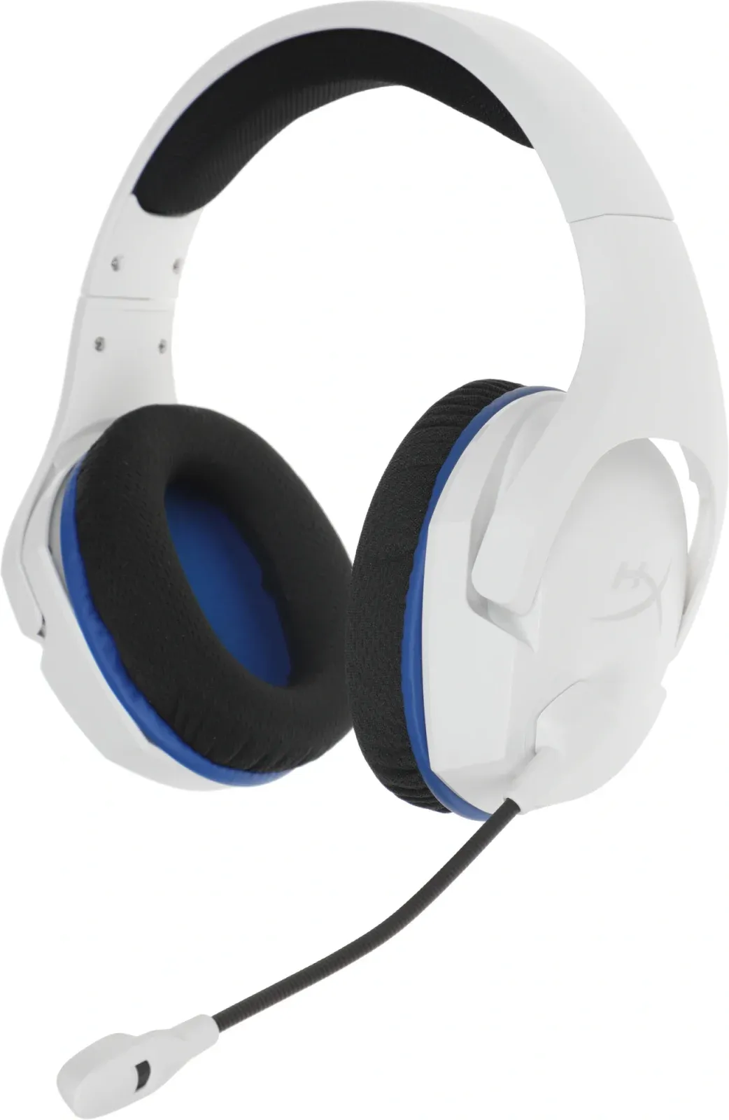 Наушники с микрофоном HyperX Stinger Core Wireless PS5 CS002-WA белый/голубой мониторные Radio оголовье 4P5J1AA - фото 1