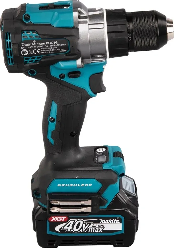 Дрель-шуруповерт Makita DF001GD201 аккум. патрон:быстрозажимной кейс в комплекте - фото 7