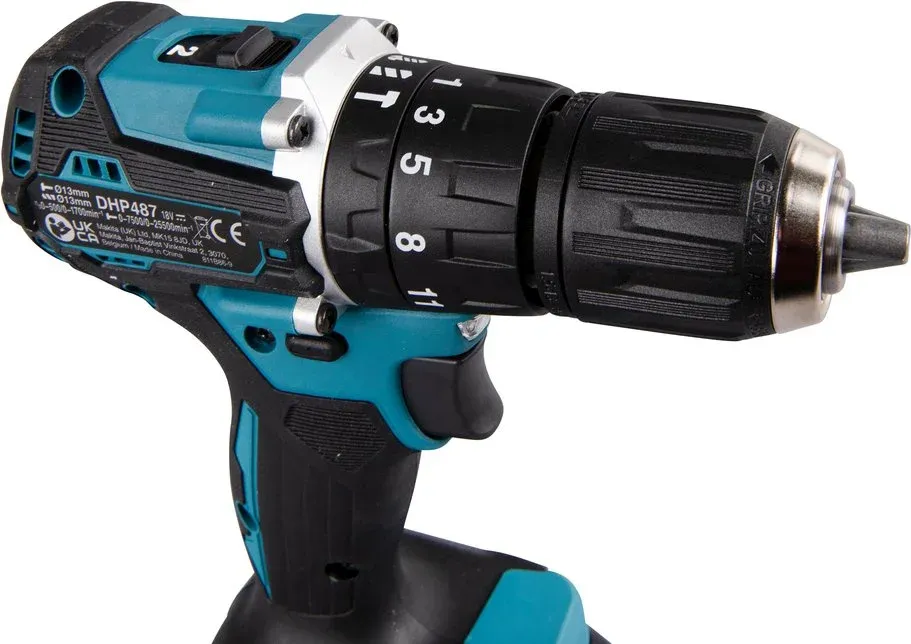 Дрель-шуруповерт Makita DHP487Z аккум. патрон:быстрозажимной - фото 6