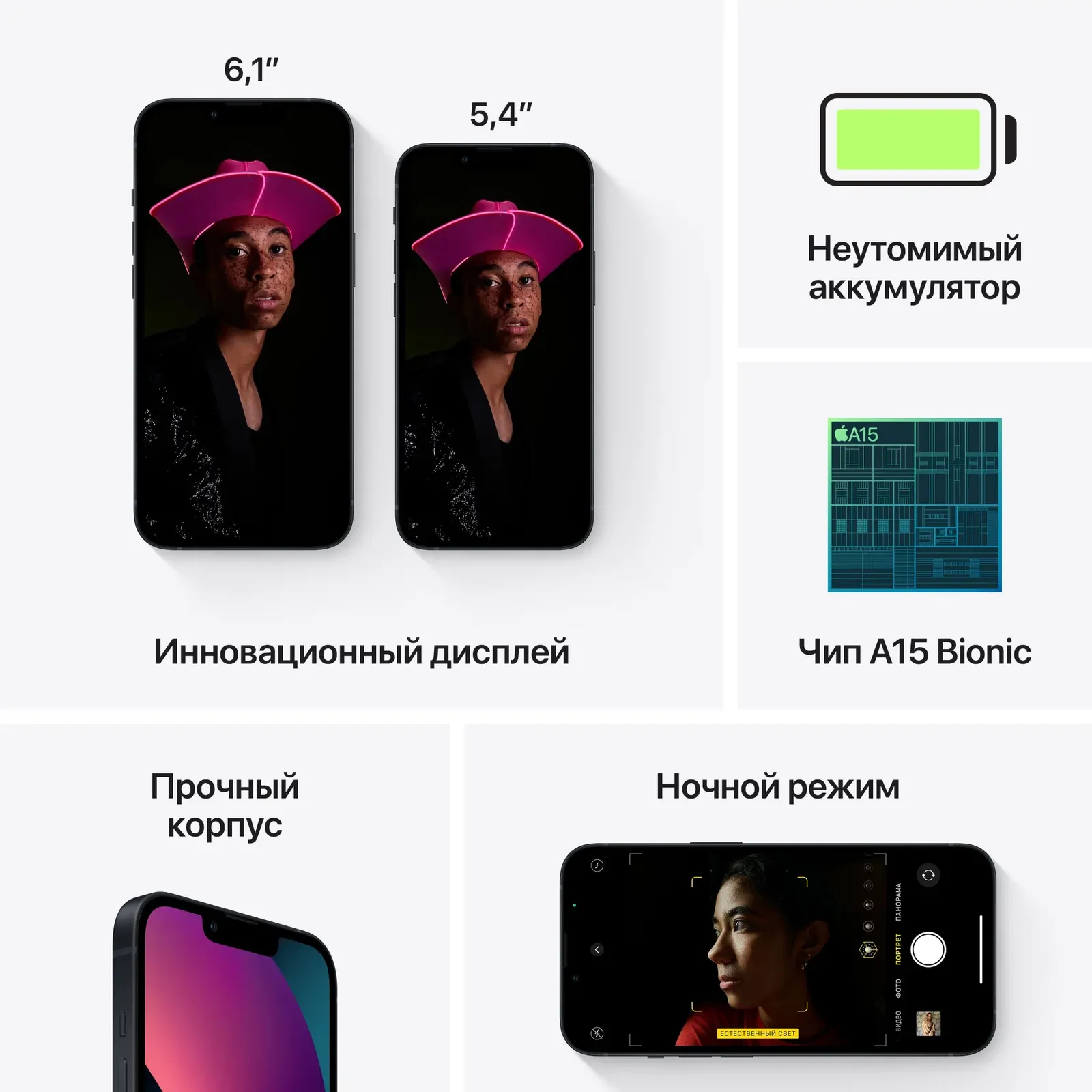 Смартфоны APPLE A2633 - фото 1