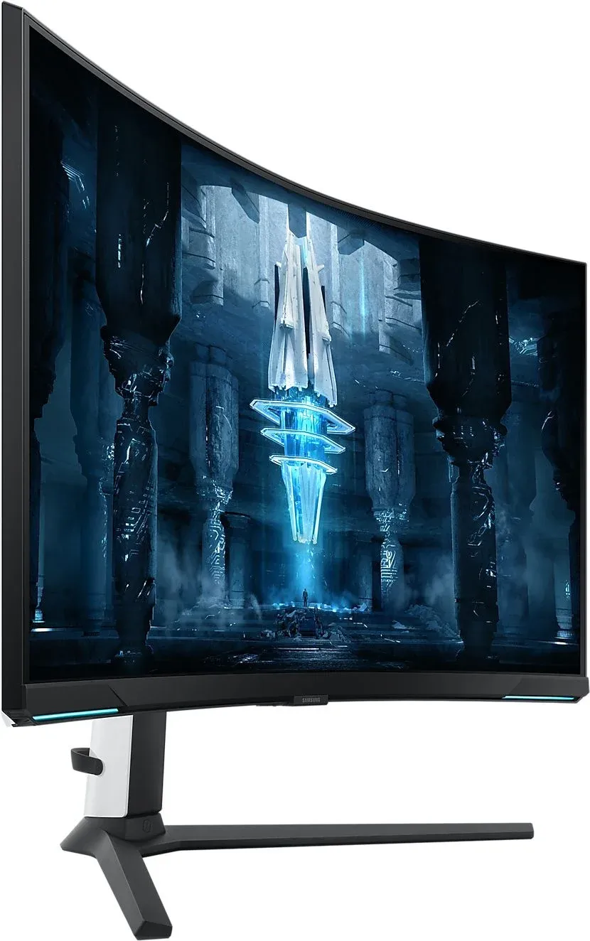 Монитор Samsung 32 Odyssey Neo G8 S32BG852NI черный/белый VA LED 16:9 HDMI полуматовая HAS Piv 350cd 178гр/178гр 3840x2160 240Hz FreeSync Premium Pro DP 4K USB 7кг - фото 2