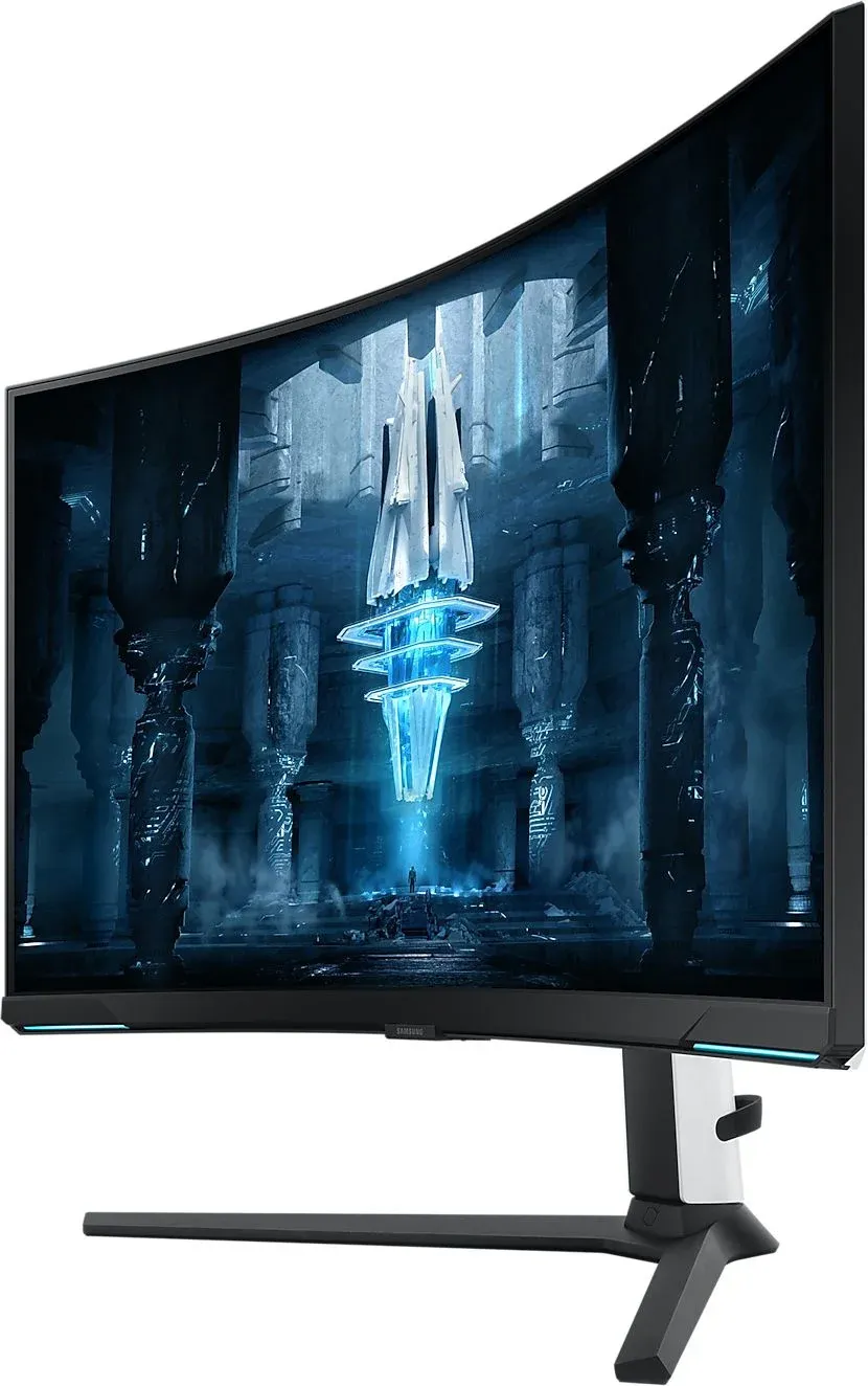 Монитор Samsung 32 Odyssey Neo G8 S32BG852NI черный/белый VA LED 16:9 HDMI полуматовая HAS Piv 350cd 178гр/178гр 3840x2160 240Hz FreeSync Premium Pro DP 4K USB 7кг - фото 3