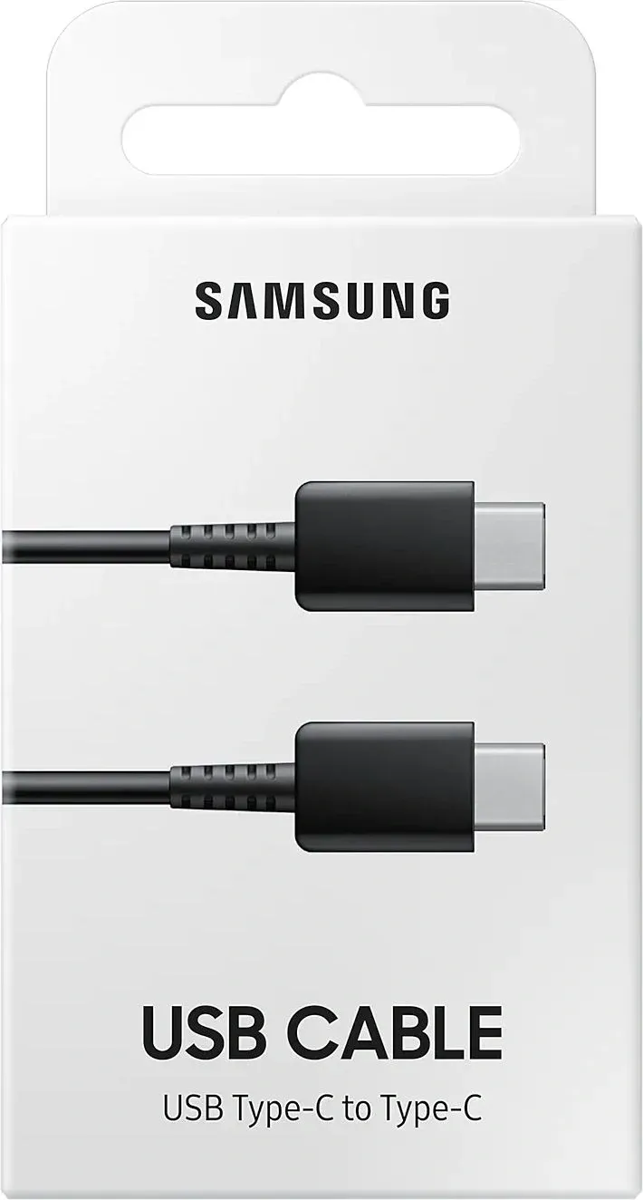 Кабель Samsung EP-DA705 EP-DA705BBEGWW USB Type-C m-USB Type-C m 1м черный упак.:1шт - фото 3