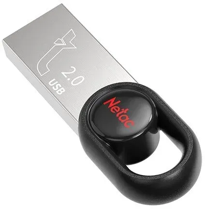 Флеш Диск Netac 16Gb UM2 NT03UM2N-016G-20BK USB2.0 серебристый/черный, 16 ГБ - фото 3
