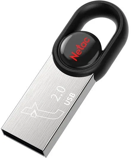 Флеш Диск Netac 16Gb UM2 NT03UM2N-016G-20BK USB2.0 серебристый/черный, 16 ГБ - фото 4