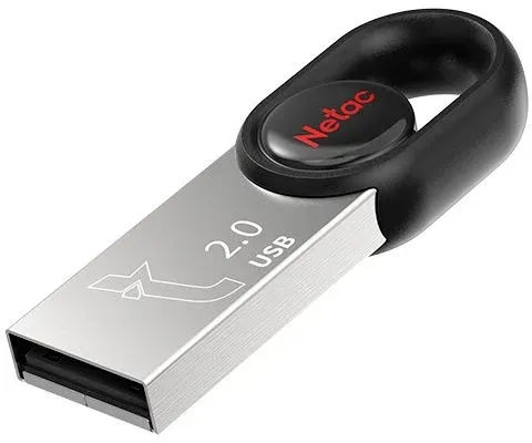Флеш Диск Netac 64Gb UM2 NT03UM2N-064G-20BK USB2.0 серебристый/черный, 64 ГБ - фото 5