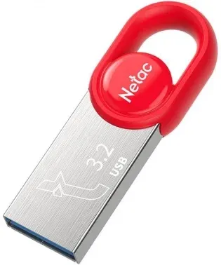 Флеш Диск Netac 64Gb UM2 NT03UM2N-064G-32RE USB3.2 серебристый/красный, 64 ГБ - фото 8