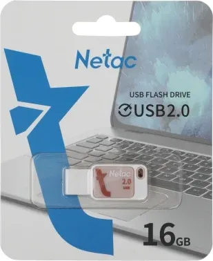 Флеш Диск Netac 16Gb UA31 NT03UA31N-016G-20PK USB2.0 розовый, 16 ГБ - фото 6