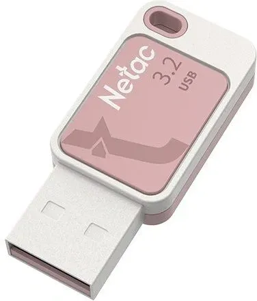 Флеш Диск Netac 64Gb UA31 NT03UA31N-064G-20PK USB2.0 розовый, 64 ГБ - фото 1