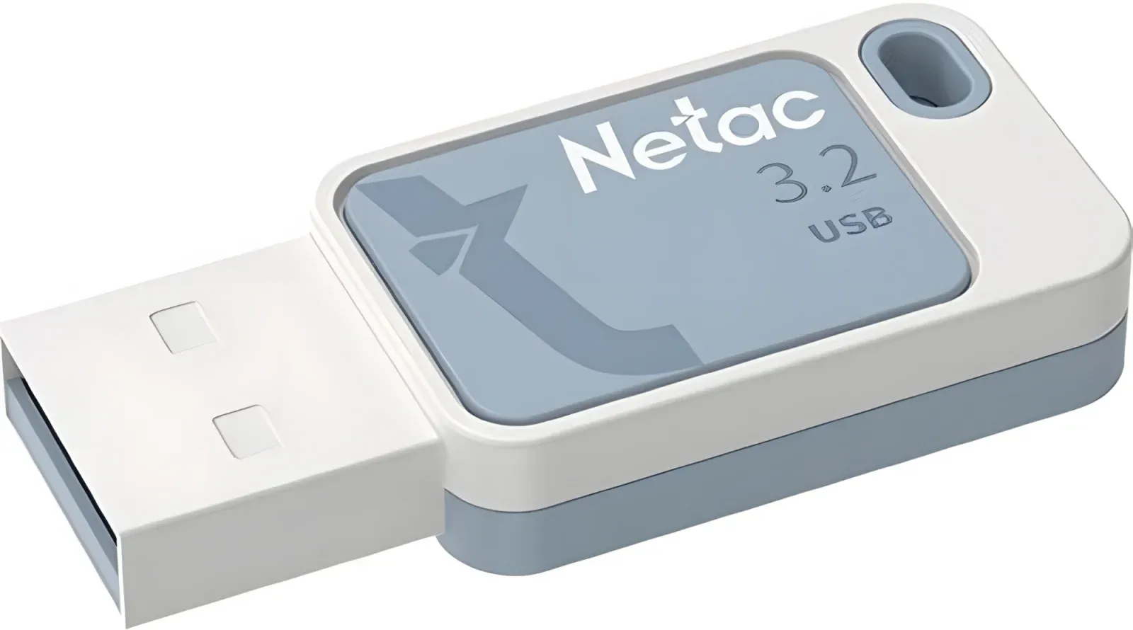 Флеш Диск Netac 64Gb UA31 NT03UA31N-064G-32BL USB3.2 синий, 64 ГБ - фото 3
