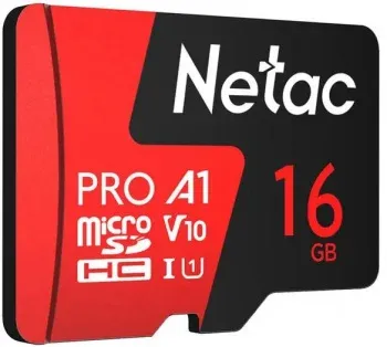 Флеш карта microSDHC 16GB Netac NT02P500PRO-016G-S P500 Extreme Pro V10 A1 w/o adapter - фото 5