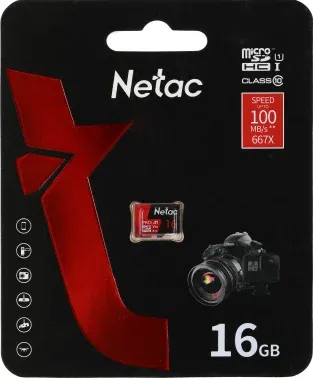 Флеш карта microSDHC 16GB Netac NT02P500PRO-016G-S P500 Extreme Pro V10 A1 w/o adapter - фото 6