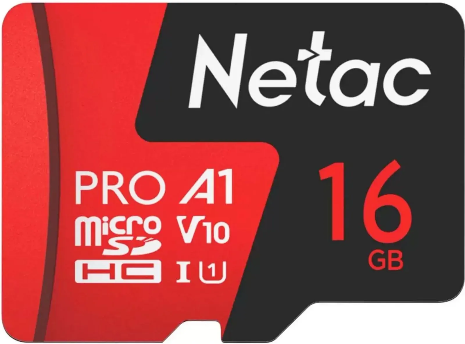 Флеш карта microSDHC 16GB Netac NT02P500PRO-016G-R P500 Extreme Pro V10 A1 + adapter - фото 1