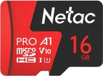Флеш карта microSDHC 16GB Netac NT02P500PRO-016G-R P500 Extreme Pro V10 A1 + adapter - фото 5