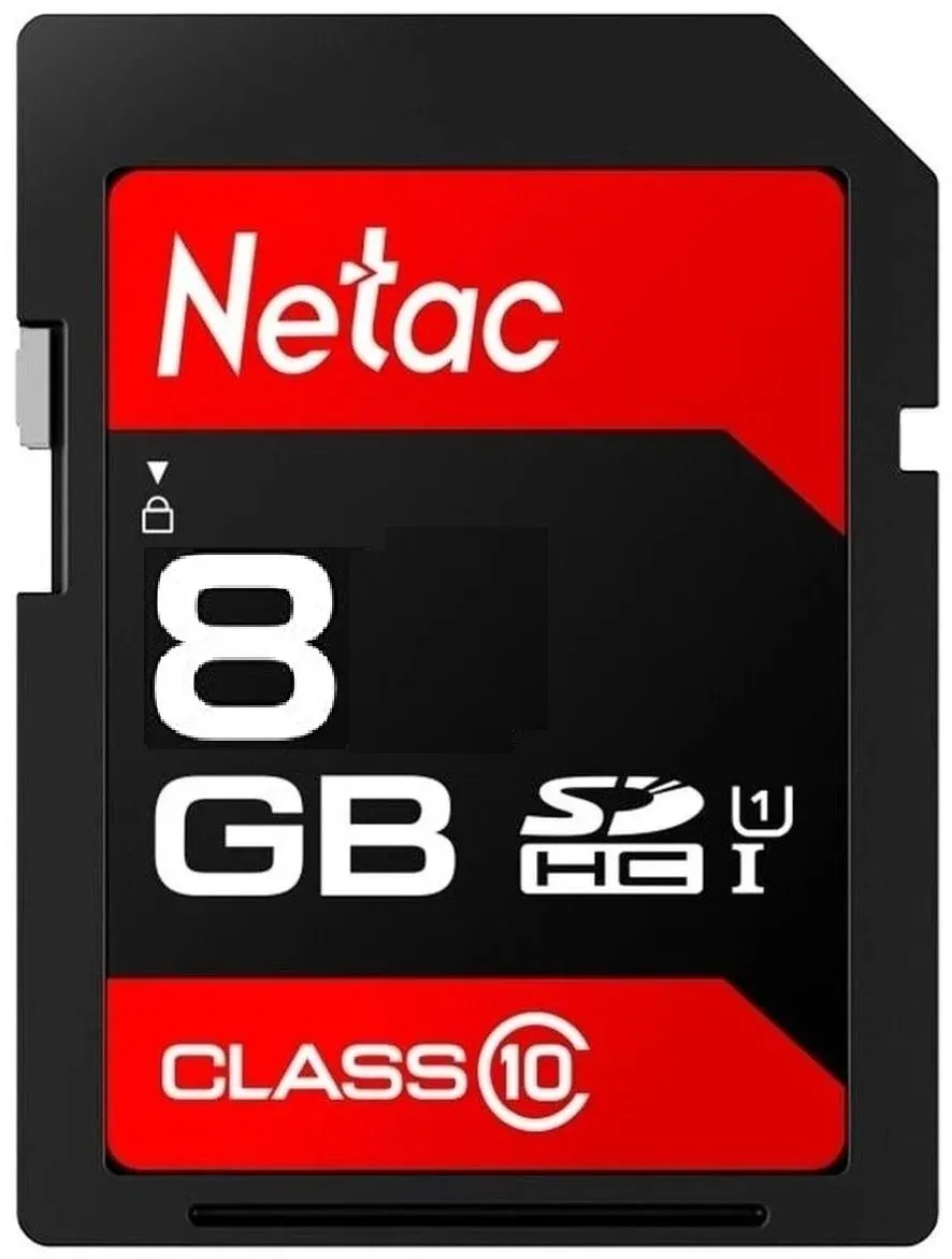 Флеш карта SDHC 8GB Netac NT02P600STN-008G-R P600 w/o adapter - фото 1