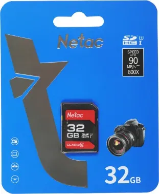 Флеш карта SDHC 32GB Netac NT02P600STN-032G-R P600 w/o adapter - фото 6