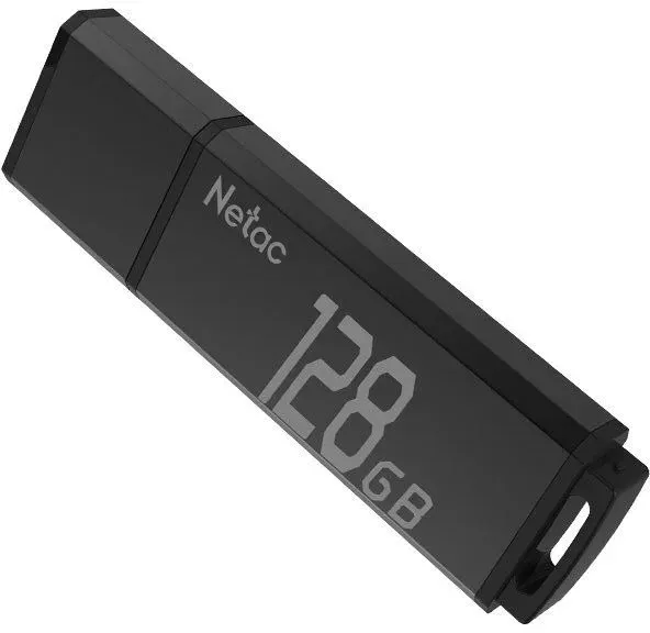 Флеш Диск Netac 128Gb U351 NT03U351N-128G-20BK USB2.0 серый, 128 ГБ - фото 2