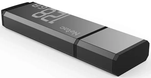 Флеш Диск Netac 128Gb U351 NT03U351N-128G-20BK USB2.0 серый, 128 ГБ - фото 4