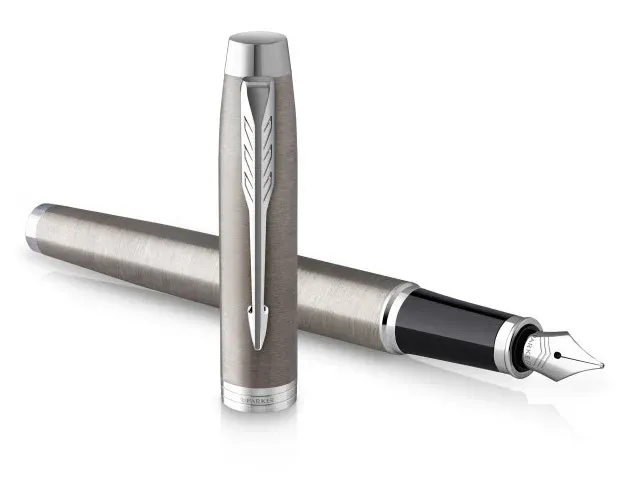 Набор ручек Parker IM Core FK221 2183058 Stainless Steel CT M сталь нержавеющая подар.кор. ручка перьевая ручка шариковая - фото 2
