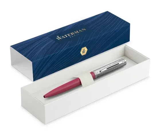 Ручка шариков. Waterman Graduate Allure Deluxe 2174513 розовый M син. черн. подар.кор. - фото 5
