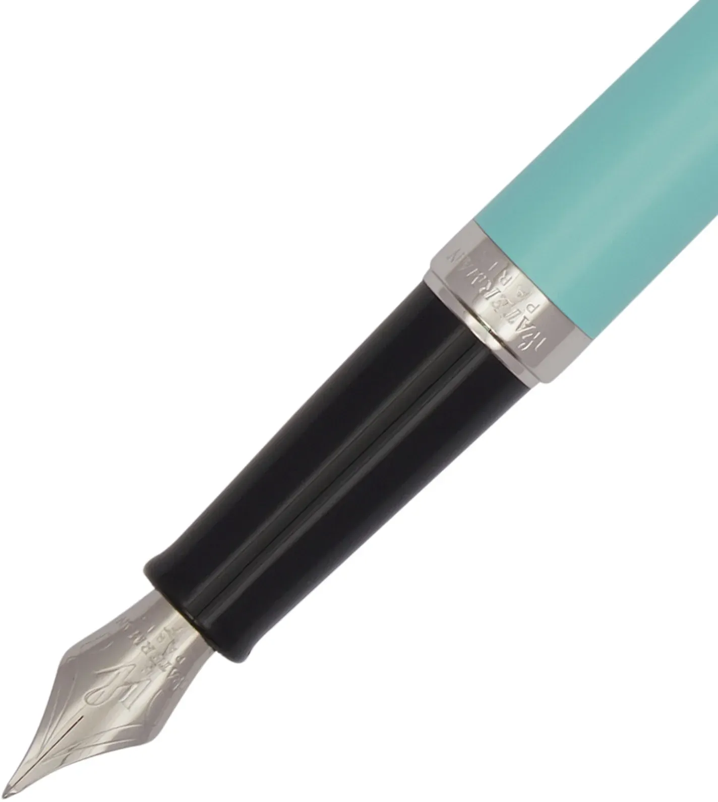 Ручка перьев. Waterman Hemisphere Colour Blocking 2190122 Green CT сталь нержавеющая F подар.кор. - фото 1