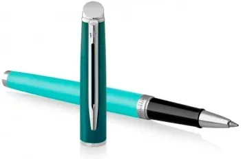 Ручка роллер Waterman Hemisphere Colour Blocking 2190124 Green CT F черн. черн. подар.кор. - фото 8