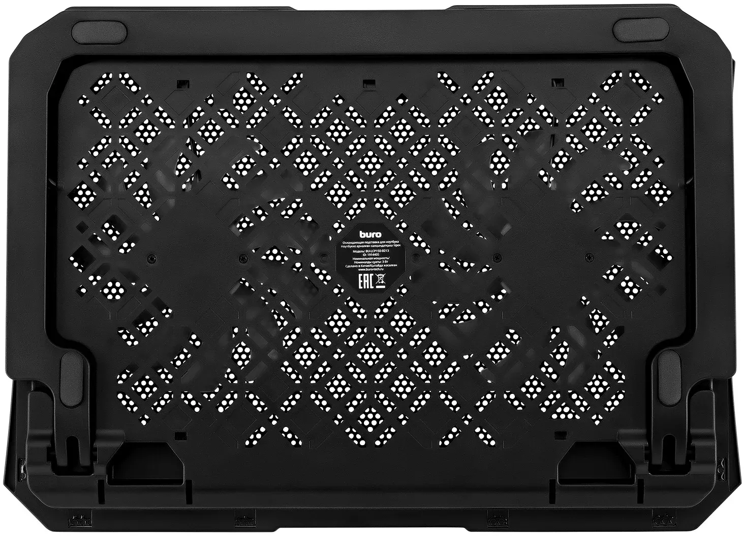 Подставки для ноутбуков BURO BU-LCP150-B212 черный - фото 2
